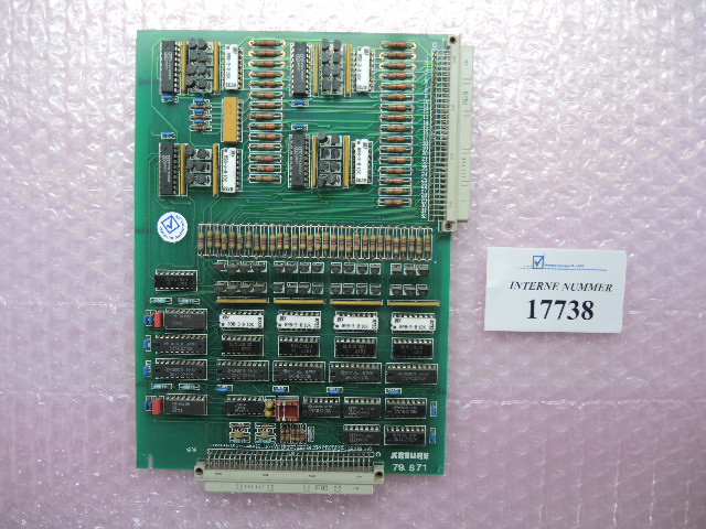 Input/output card, SN. 79871, Ident-No. 25209C for Arburg Hydronica-D control
